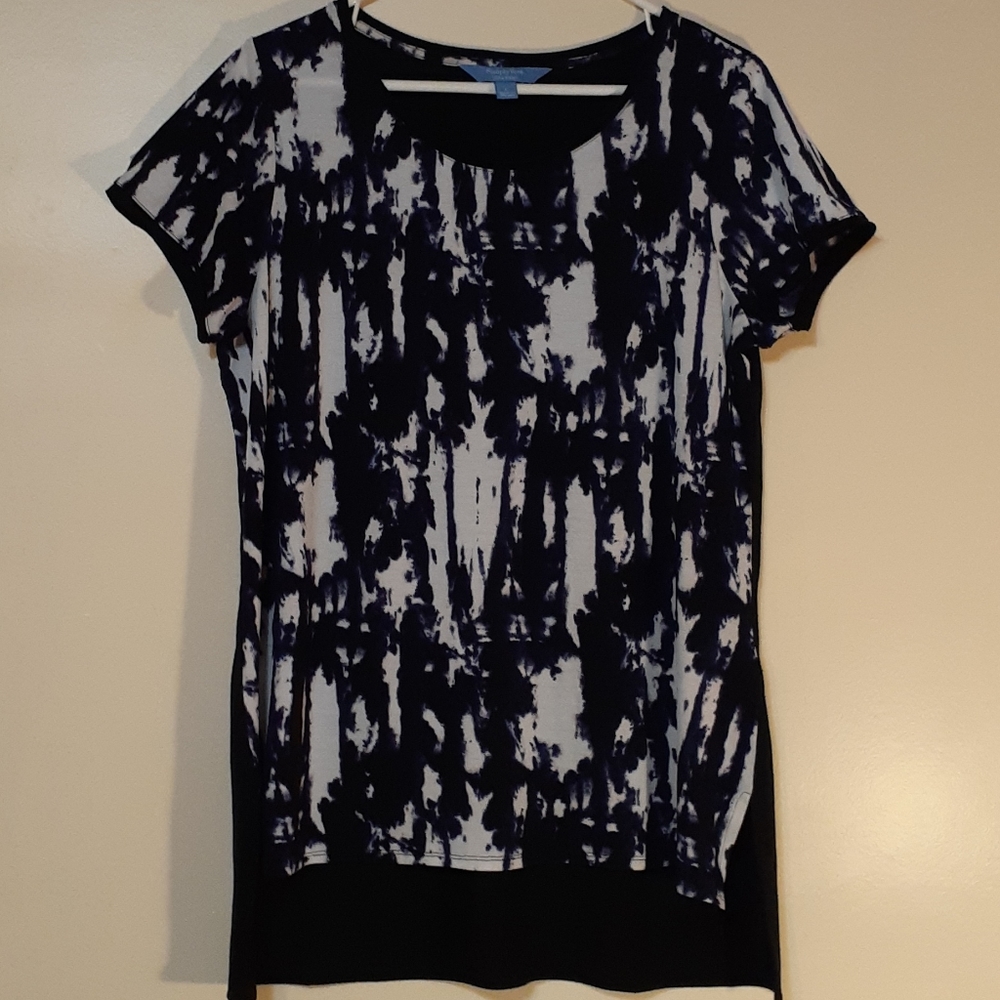 Simply Vera Vera Wang short sleeve blouse large